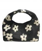 MARC JACOBSマークジェイコブス）の古着「THE DAISY LEATHER SACK BAG THE MINI SACK」｜ブラック