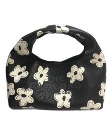 MARC JACOBS（マークジェイコブス）の古着「THE DAISY LEATHER SACK BAG THE MINI SACK」｜ブラック