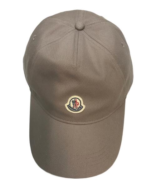 MONCLER（モンクレール）MONCLER (モンクレール) ロゴ ベースボールキャップ ベージュの古着・服飾アイテム