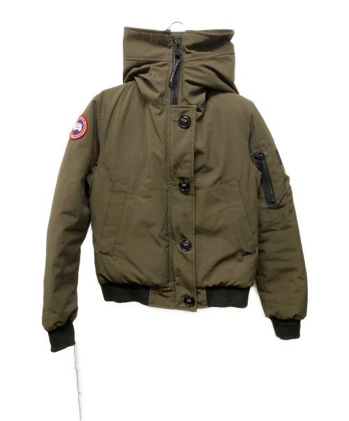 CANADA GOOSE（カナダグース）CANADA GOOSE (カナダグース) LABRADOR BOMBER(ラブラドール ボンバー) カーキ サイズ:Sの古着・服飾アイテム