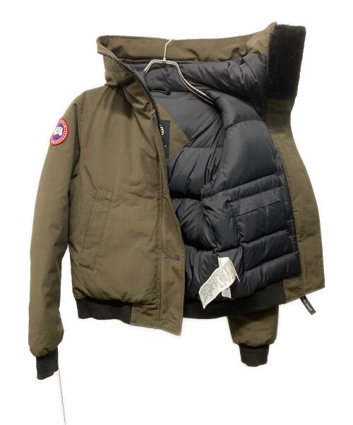 CANADA GOOSE（カナダグース）CANADA GOOSE (カナダグース) LABRADOR BOMBER(ラブラドール ボンバー) カーキ サイズ:Sの古着・服飾アイテム