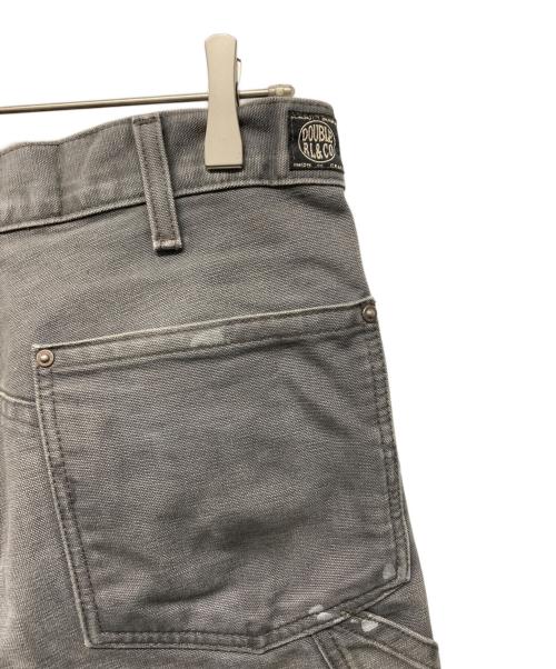 RRL（ダブルアールエル）RRL (ダブルアールエル) ダメージ加工ダブルニーペインターパンツ グレー サイズ:W28×L30の古着・服飾アイテム