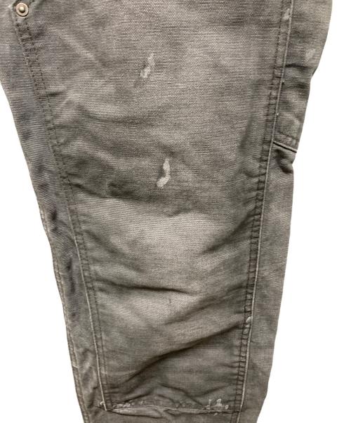 RRL（ダブルアールエル）RRL (ダブルアールエル) ダメージ加工ダブルニーペインターパンツ グレー サイズ:W28×L30の古着・服飾アイテム