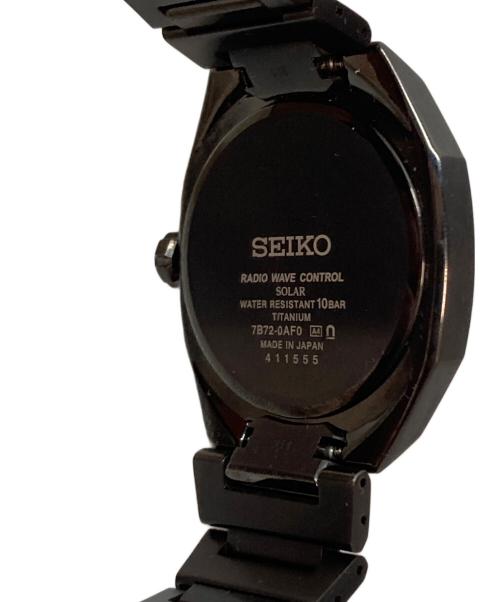 SEIKO（セイコー）SEIKO (セイコー) アストロン ネクスター 電波ソーラー 日本製 ブラックの古着・服飾アイテム