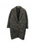 COUTURE D’ADAM（クチュール・ド・アダム）の古着「Cocoon GRAY COAT(コクーン グレー コート) シルク混 日本製」｜ブラック