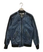 DIESELディーゼル）の古着「デニムジップアップブルゾン」｜インディゴ