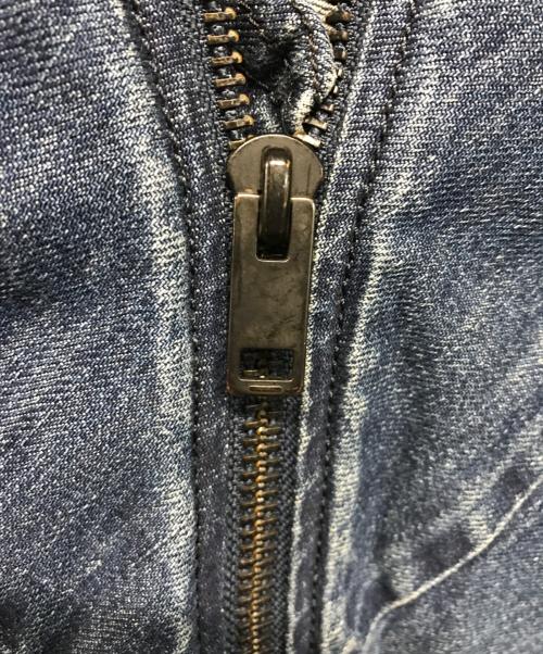 DIESEL（ディーゼル）DIESEL (ディーゼル) デニムジップアップブルゾン インディゴ サイズ:Sの古着・服飾アイテム