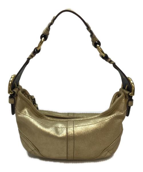 COACH（コーチ）COACH (コーチ) ワンショルダーバッグ ゴールドの古着・服飾アイテム