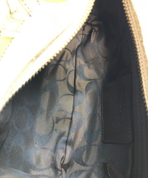 COACH（コーチ）COACH (コーチ) ワンショルダーバッグ ゴールドの古着・服飾アイテム