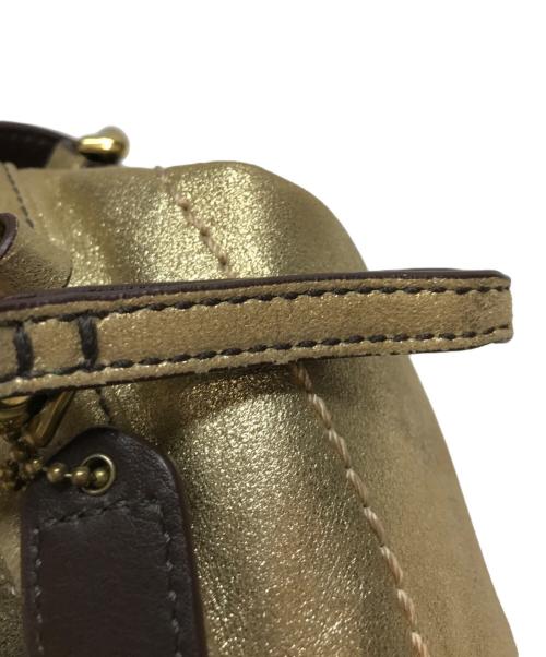 COACH（コーチ）COACH (コーチ) ワンショルダーバッグ ゴールドの古着・服飾アイテム