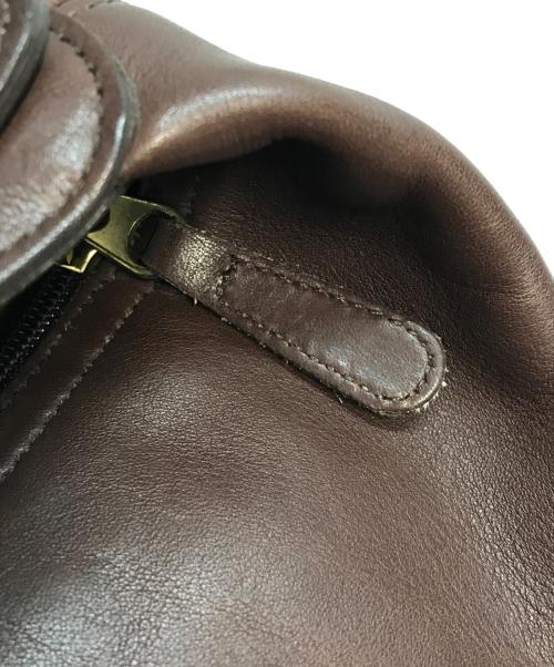 COACH（コーチ）COACH (コーチ) レザーショルダーバッグ ブラウンの古着・服飾アイテム