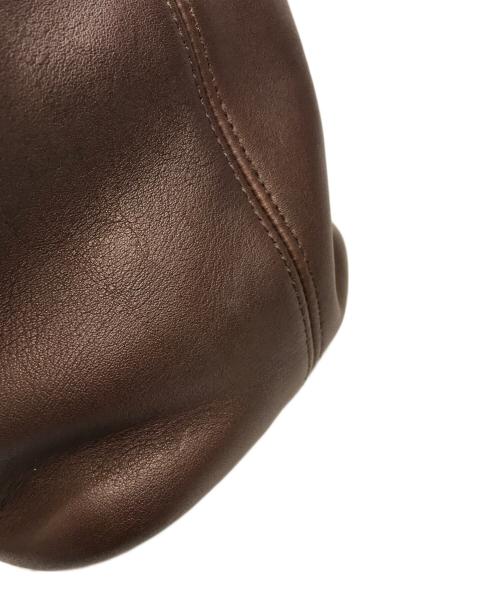 COACH（コーチ）COACH (コーチ) レザーショルダーバッグ ブラウンの古着・服飾アイテム