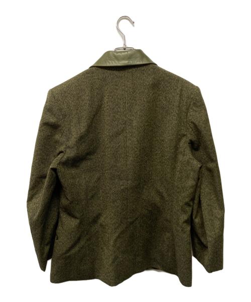 CELINE（セリーヌ）CELINE (セリーヌ) ツイードセットアップ フランス製 グリーン サイズ:SIZE 42の古着・服飾アイテム