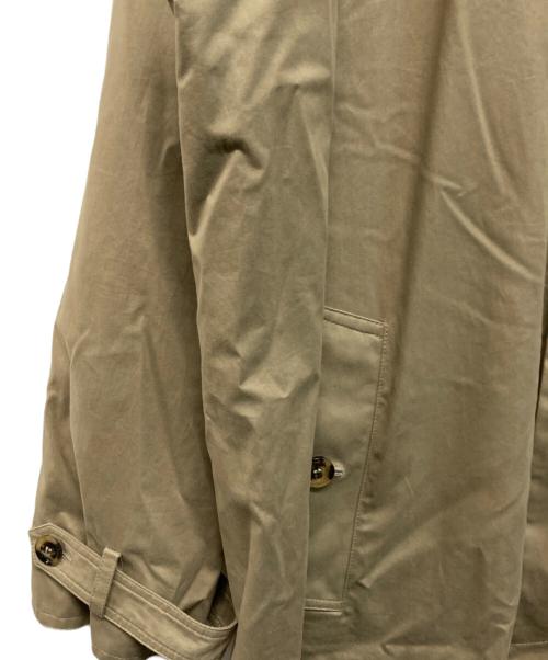 VALENTINO（ヴァレンティノ）VALENTINO (ヴァレンティノ) ロゴプリントコットンステンカラーコート ベージュ サイズ:SIZE 48の古着・服飾アイテム