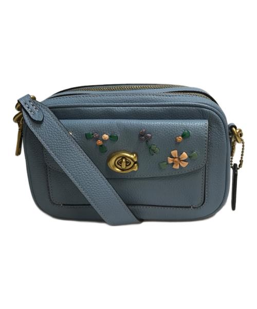 COACH（コーチ）COACH (コーチ) ウィロウ カメラバッグ ショルダーバッグ ブルーの古着・服飾アイテム