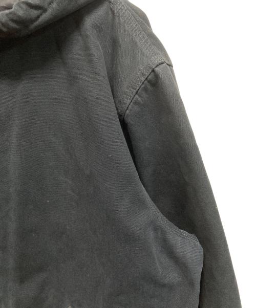 CarHartt（カーハート）CarHartt (カーハート) レザーパッチアクティブジャケット ブラック サイズ:XLの古着・服飾アイテム