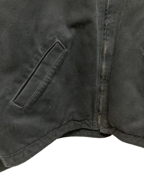 CarHartt（カーハート）CarHartt (カーハート) レザーパッチアクティブジャケット ブラック サイズ:XLの古着・服飾アイテム