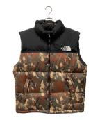 THE NORTH FACEザ ノース フェイス）の古着「Novelty Nuptse Vest(ノベルティ ヌプシ ベスト)」｜ブラウン