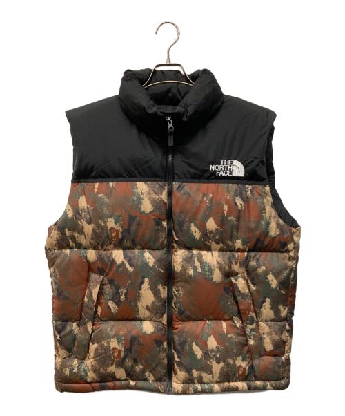 THE NORTH FACE（ザ ノース フェイス）THE NORTH FACE (ザ ノース フェイス) Novelty Nuptse Vest(ノベルティ ヌプシ ベスト) ブラウン サイズ:XLの古着・服飾アイテム