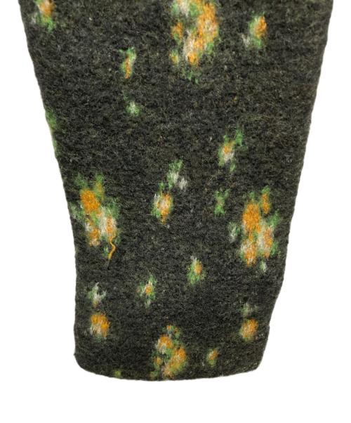 PERVERZE（パーバーズ）PERVERZE (パーバーズ) Floral Dot Knit Cardigan(フローラル ドット ニット カーディガン) ブラック サイズ:Freeの古着・服飾アイテム