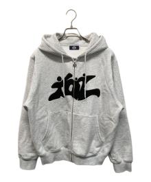 SOL soonerorlater（ソル スーナーオアレイター）の古着「3GUYS ZIP HOODIE(スリーガイズ ジップ フーディー)」｜グレー