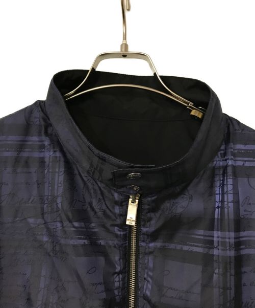 Berluti（ベルルッティ）Berluti (ベルルッティ) Reversible Harrington Blouson ネイビー サイズ:表記無しの古着・服飾アイテム