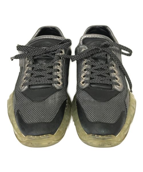 JIMMY CHOO（ジミーチュウ）JIMMY CHOO (ジミーチュウ) ダイヤモンドスニーカー グレー サイズ:42の古着・服飾アイテム