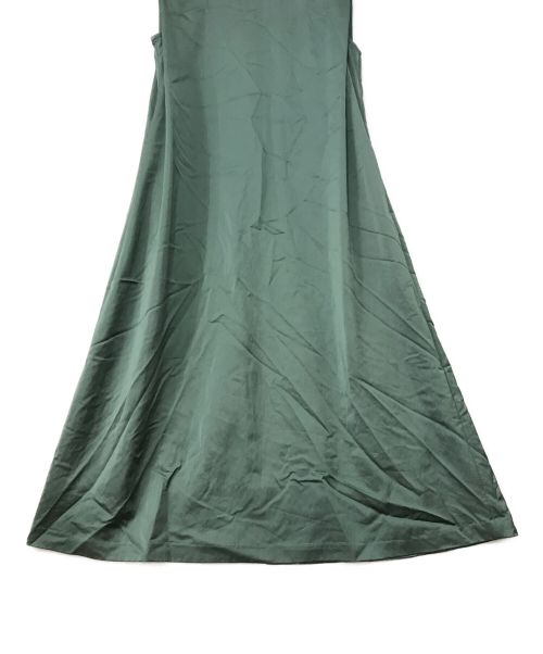 ReNAVE（リネイヴ）ReNAVE (リネイヴ) グロスサテン ドレス グリーン サイズ:1の古着・服飾アイテム
