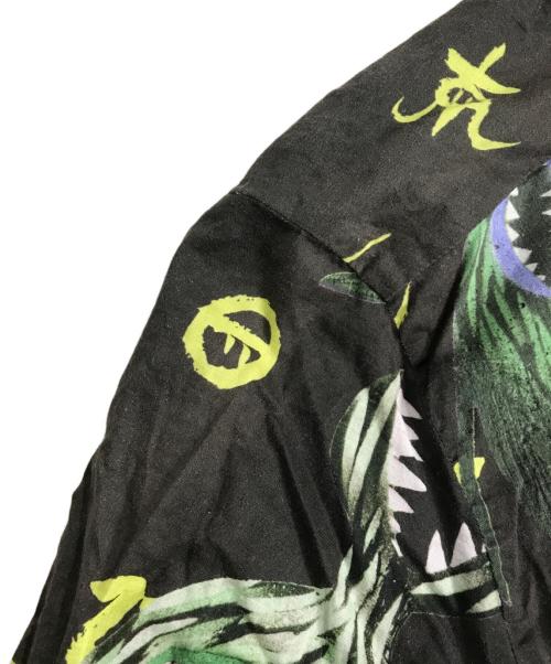 NIPOALOHA（二ポアロハ）NIPOALOHA (二ポアロハ) アロハシャツ ブラック サイズ:2の古着・服飾アイテム