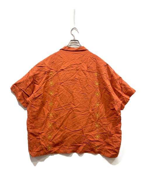 EVISEN（エビセン）EVISEN (エビセン) FIREWORKS SHIRT オレンジ サイズ:XLの古着・服飾アイテム