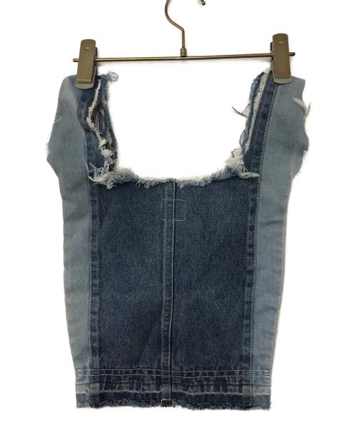 EMOTIONAL WORLD（エモーショナルワールド）EMOTIONAL WORLD (エモーショナルワールド) デニムハンドバッグ インディゴ サイズ:-の古着・服飾アイテム