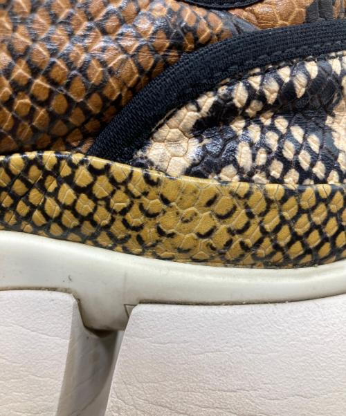 Chloe（クロエ）Chloe (クロエ) SONNIEパイソン型押しスニーカー ベージュ サイズ:36の古着・服飾アイテム