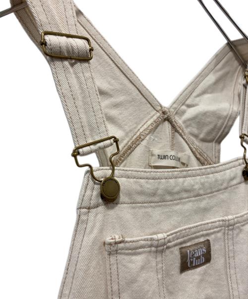 TWIN COLLECTIVE（ツイン コレクティブ）twin collective (ツイン コレクティブ) キャンバスオーバオール ベージュ サイズ:XSの古着・服飾アイテム