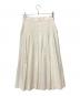 N.O.R.C (ノーク) ウールプリーツスカート ホワイト サイズ:1：13000円