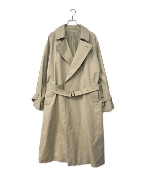 BLURHMS（ブラームス）blurhms (ブラームス) Gabardine Double Belt Trench Coat ベージュ サイズ:3の古着・服飾アイテム