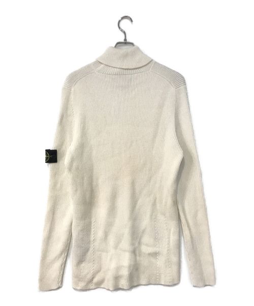 STONE ISLAND（ストーンアイランド）STONE ISLAND (ストーンアイランド) タートルネックニット ホワイト サイズ:XXLの古着・服飾アイテム