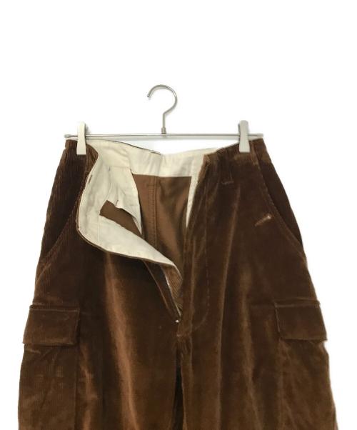 E.TAUTZ（イートーツ）E.TAUTZ (イートーツ) CORE CARGO PANTS ブラウン サイズ:28の古着・服飾アイテム