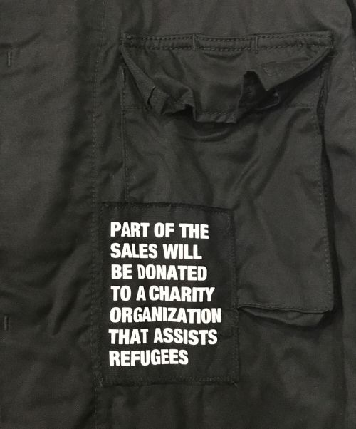 UNDERCOVER（アンダーカバー）UNDERCOVER (アンダーカバー) カスタムアーミーシャツジャケット ブラック サイズ:2の古着・服飾アイテム