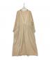 evam eva（エヴァムエヴァ）の古着「cotton one piece」｜ベージュ