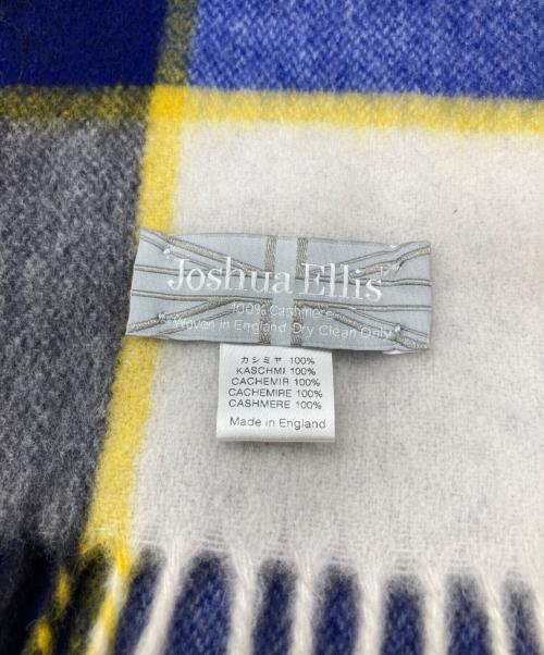 JOSHUA ELLIS（ジョシュア エリス）JOSHUA ELLIS (ジョシュア エリス) カシミアマフラー ブルーの古着・服飾アイテム