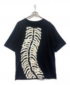 GROUND Y×チェンソーマングラウンドワイ×チェンソーマン）の古着「プリントカットソー」｜ブラック