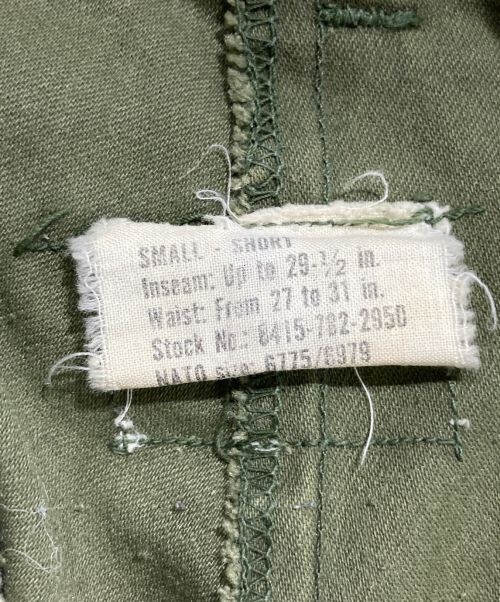 US ARMY（ユーエスアーミー）US ARMY (ユーエスアーミー) M-65カーゴパンツ グリーン サイズ:Sの古着・服飾アイテム