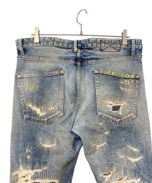 MLVINCE（メルヴィンス）MLVINCE (メルヴィンス) TYPE-1 SLIM DESTROYED JEANS インディゴ サイズ:32の古着・服飾アイテム