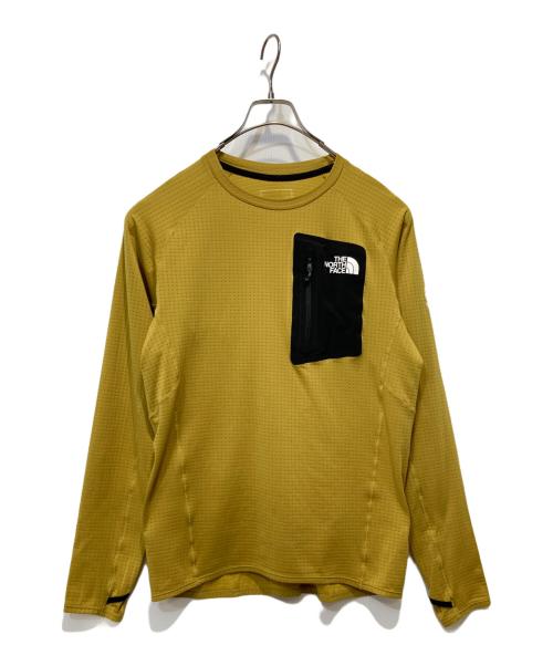 THE NORTH FACE（ザ ノース フェイス）THE NORTH FACE (ザ ノース フェイス) エクスペディションドライドットクルー イエロー サイズ:Ｌの古着・服飾アイテム