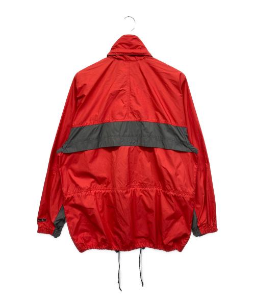 NIKE ACG（ナイキエーシージー）NIKE ACG (ナイキエージーシー) 2トーンナイロンジャケット レッド×グレー サイズ:Mの古着・服飾アイテム