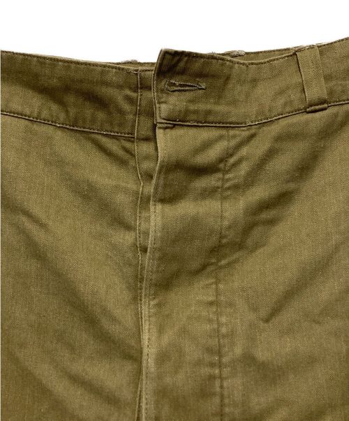 French Military（フレンチミリタリー）French Military (フレンチミリタリー) m-47後期カーゴパンツ グリーン サイズ:33の古着・服飾アイテム