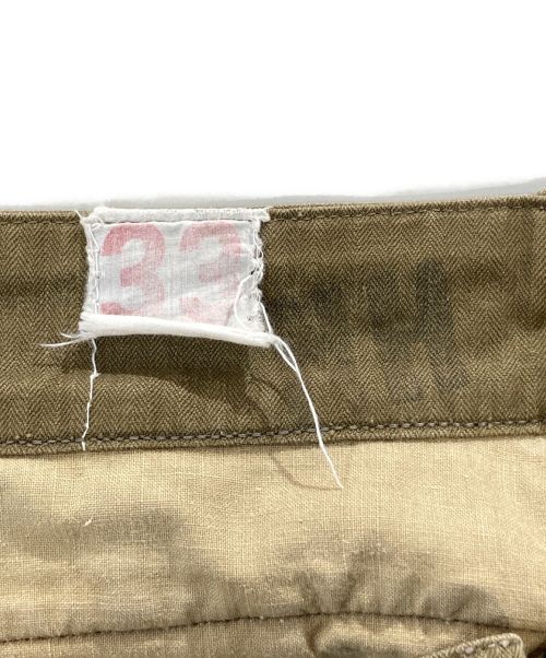 French Military（フレンチミリタリー）French Military (フレンチミリタリー) m-47後期カーゴパンツ グリーン サイズ:33の古着・服飾アイテム