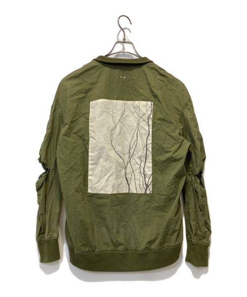 C2H4（シーツーエイチフォー）C2H4 (シーツーエイチフォー) ジップアップジャケット オリーブ サイズ:Lの古着・服飾アイテム