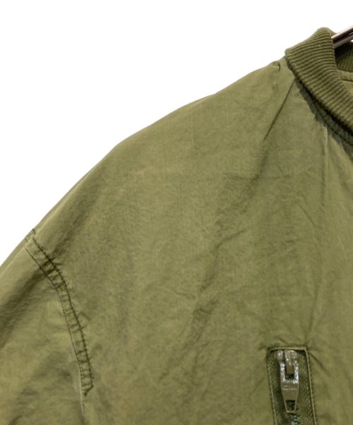 C2H4（シーツーエイチフォー）C2H4 (シーツーエイチフォー) ジップアップジャケット オリーブ サイズ:Lの古着・服飾アイテム