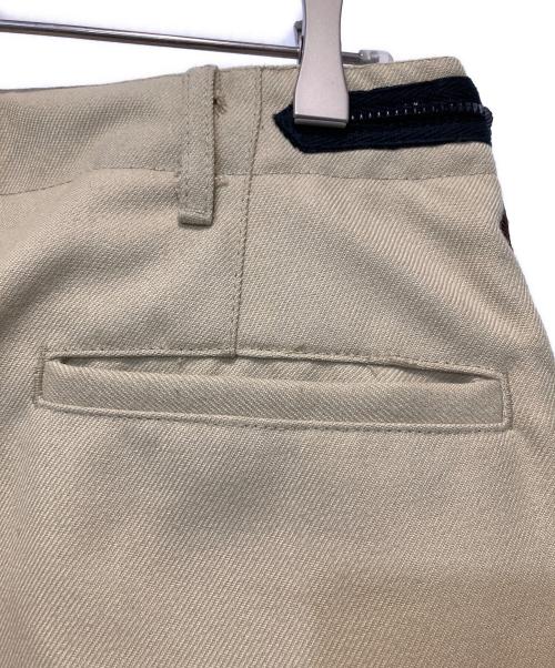 AiE（エーアイイー）AiE (エーアイイー) サイドラインパンツ ベージュ サイズ:Lの古着・服飾アイテム